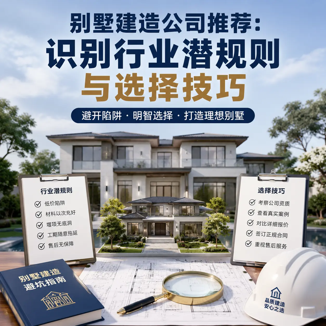 别墅建造公司推荐：识别行业潜规则与选择技巧