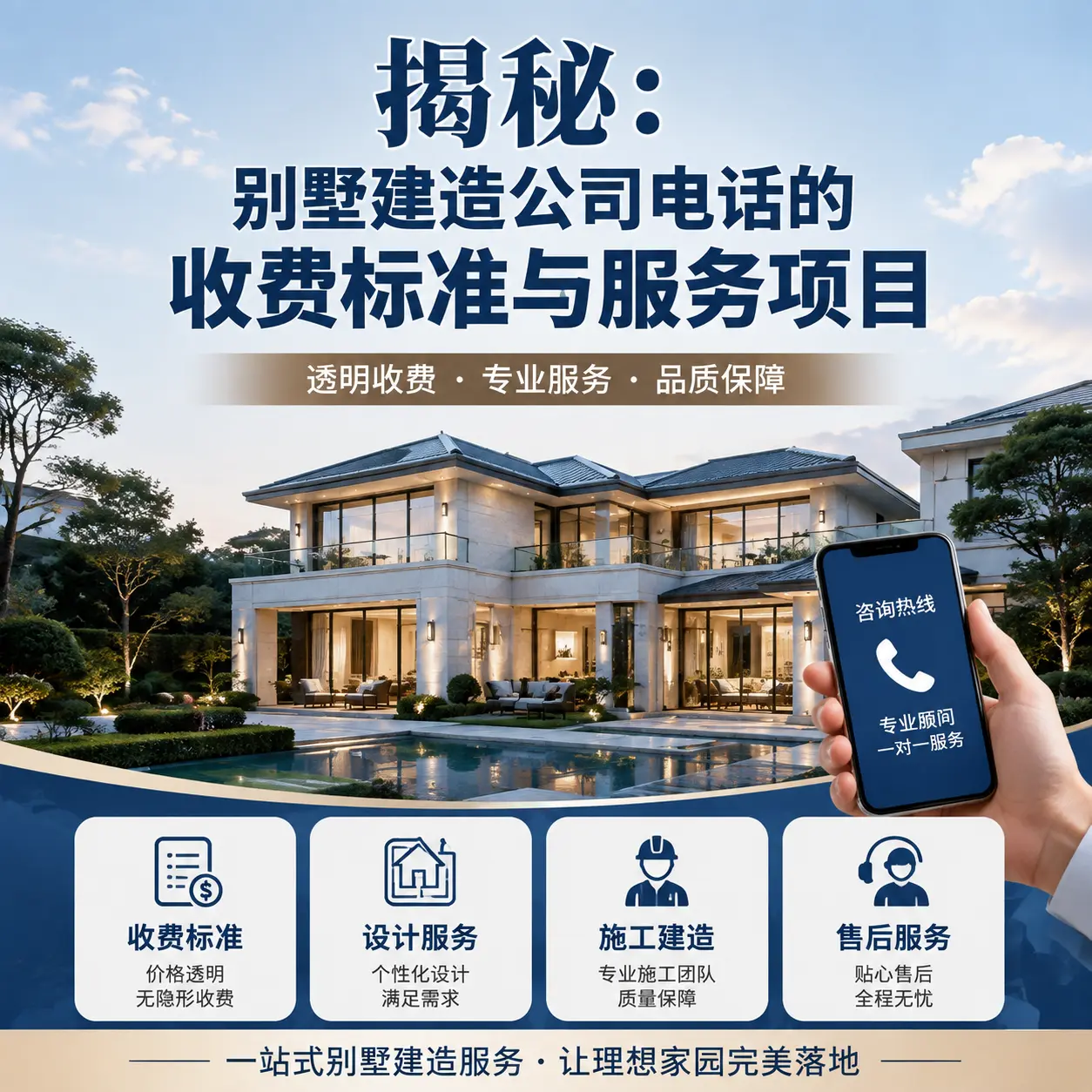 揭秘：天柱别墅建造公司电话的收费标准与服务项目