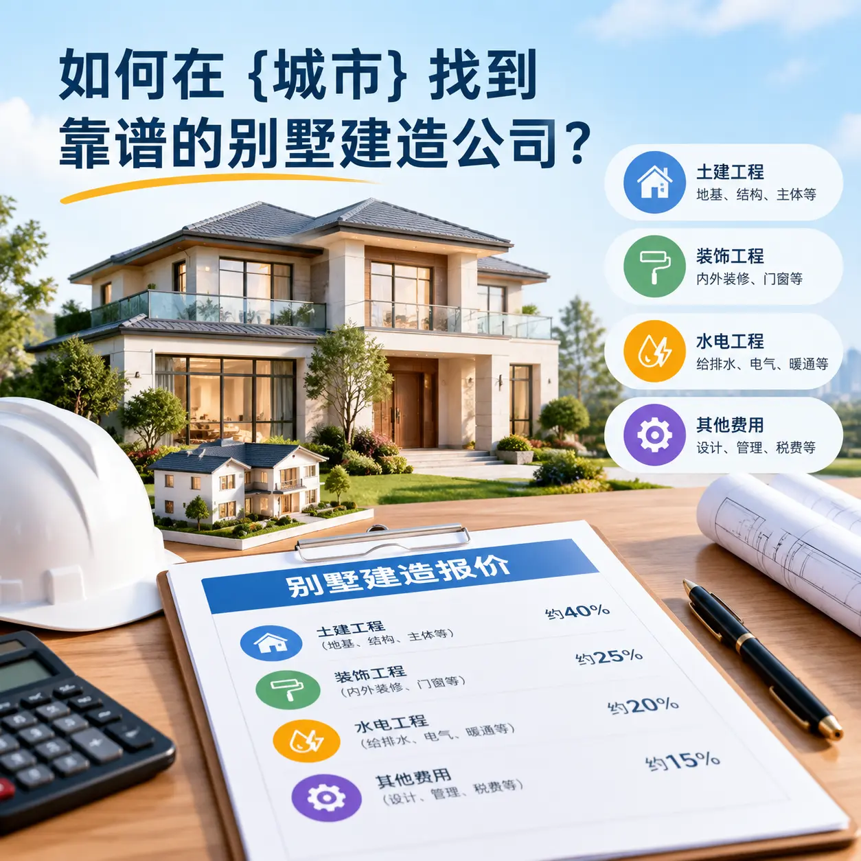 如何在 天柱 找到靠谱的别墅建造公司？