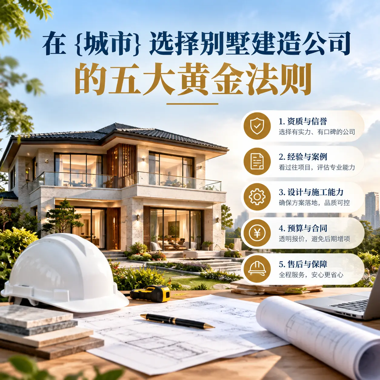 在 天柱 选择别墅建造公司的五大黄金法则