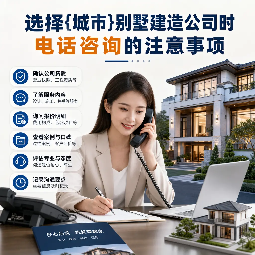 选择天柱别墅建造公司时,电话咨询的注意事项