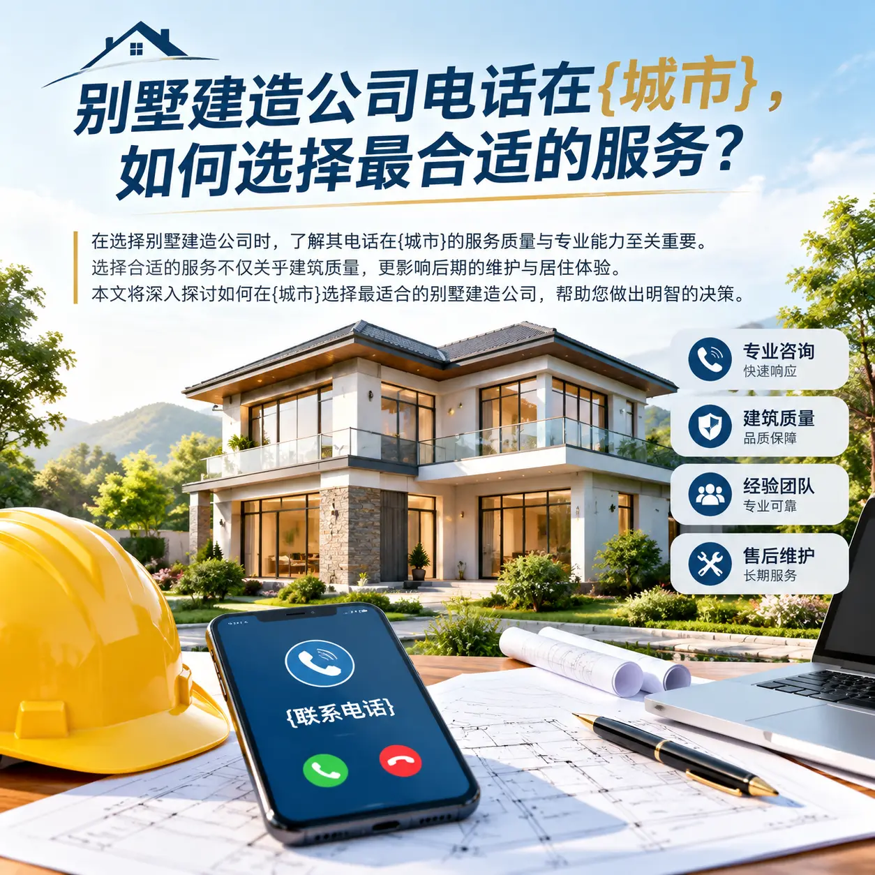 别墅建造公司电话在天柱,如何选择最合适的服务?