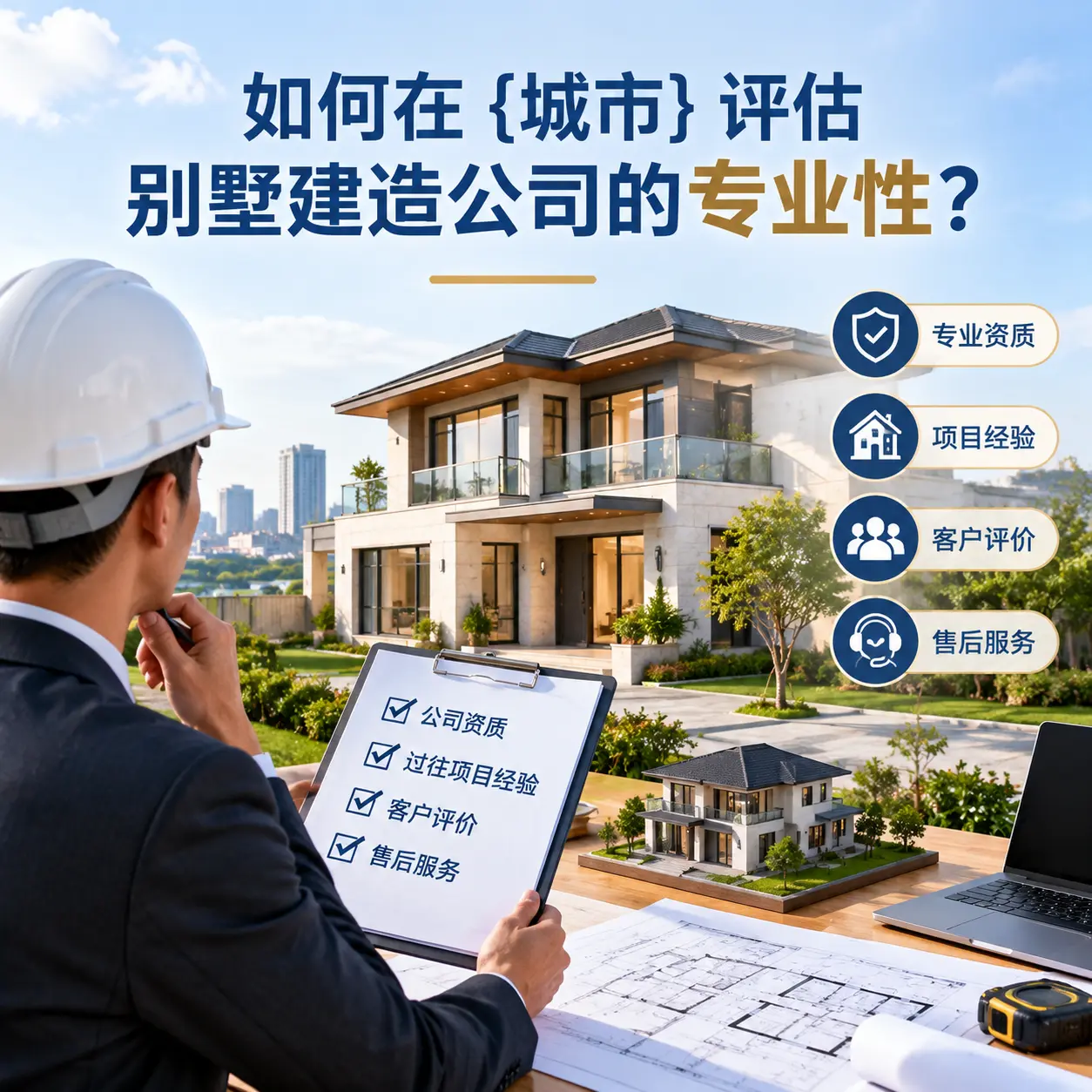 如何在 天柱 评估别墅建造公司的专业性?