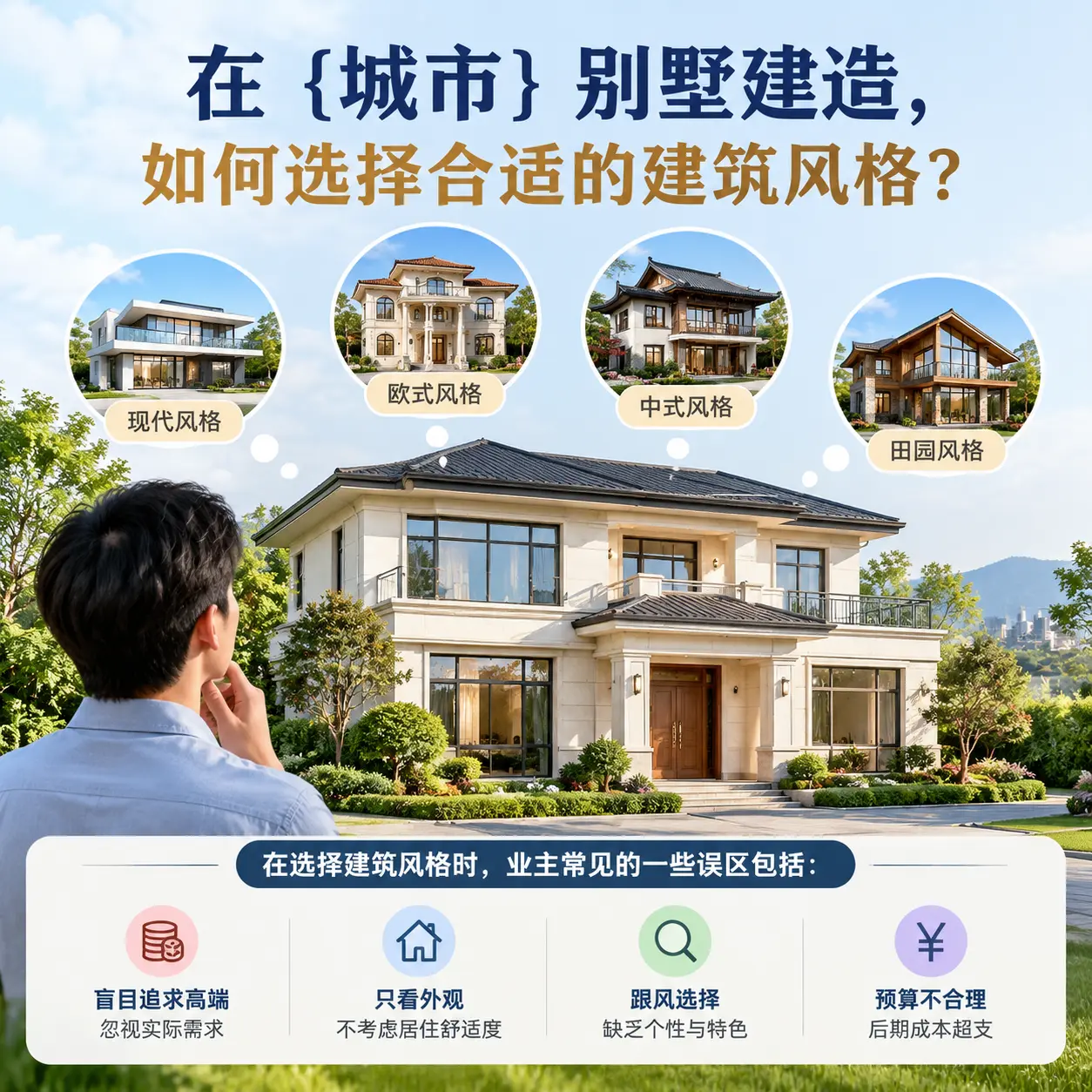 在 天柱 别墅建造，如何选择合适的建筑风格？